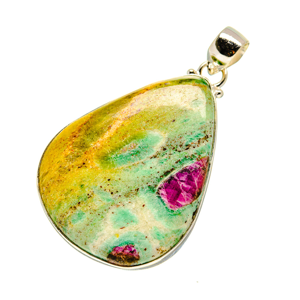Ruby Fuchsite Pendants handcrafted by Ana Silver Co - PD751157