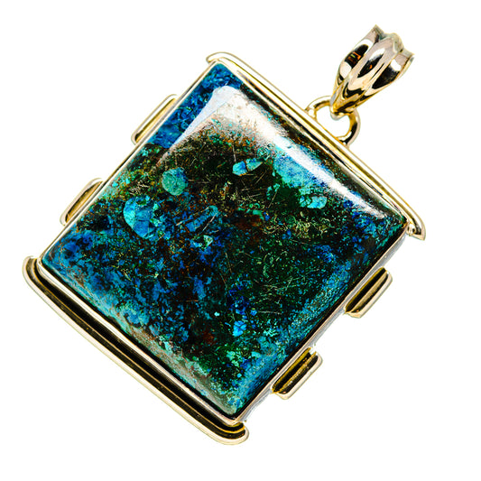 Chrysocolla Pendants handcrafted by Ana Silver Co - PD751305