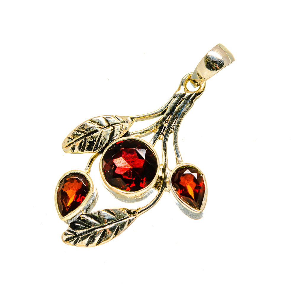 Garnet Pendants handcrafted by Ana Silver Co - PD751635