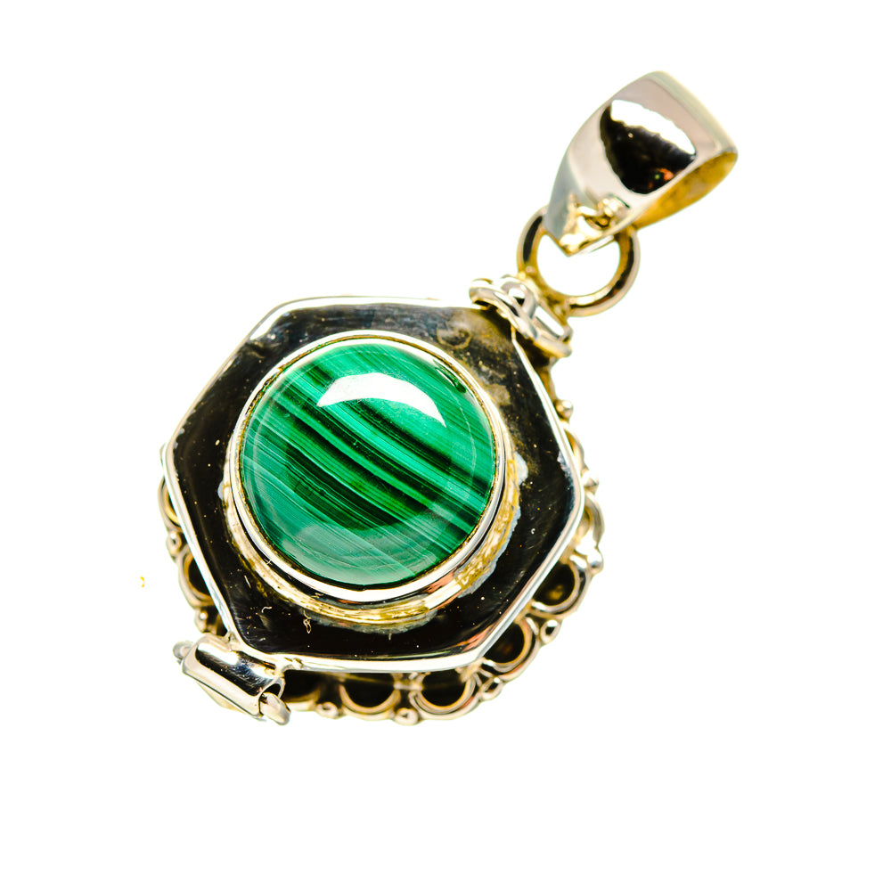 Malachite Pendants handcrafted by Ana Silver Co - PD752176