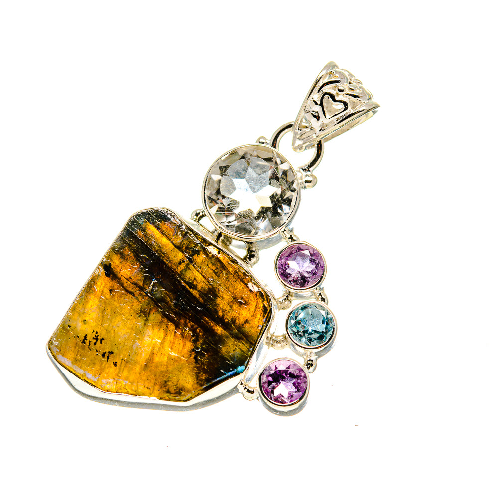 Labradorite Pendants handcrafted by Ana Silver Co - PD752545