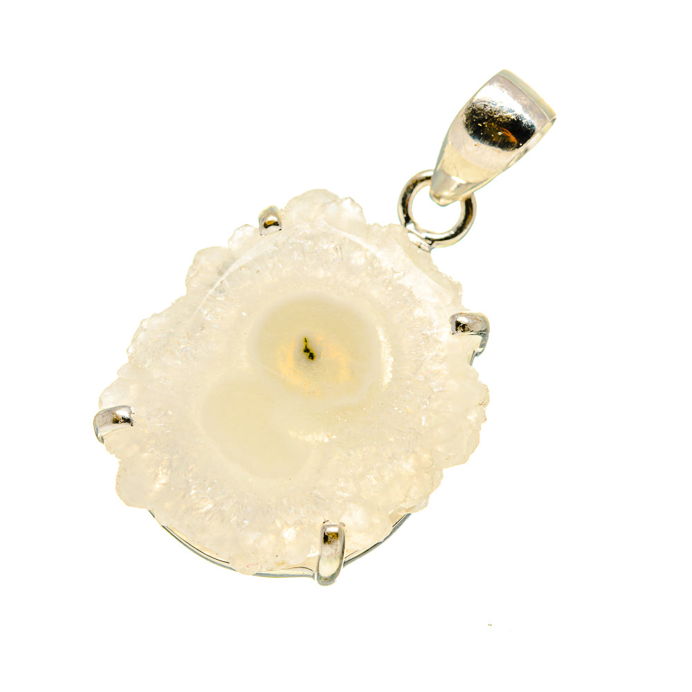 White Solar Quartz Pendants handcrafted by Ana Silver Co - PD752548