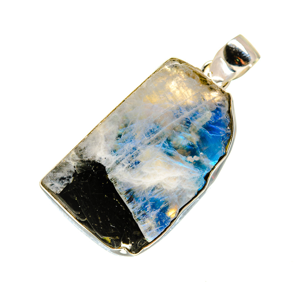 Rainbow Moonstone Pendants handcrafted by Ana Silver Co - PD752660