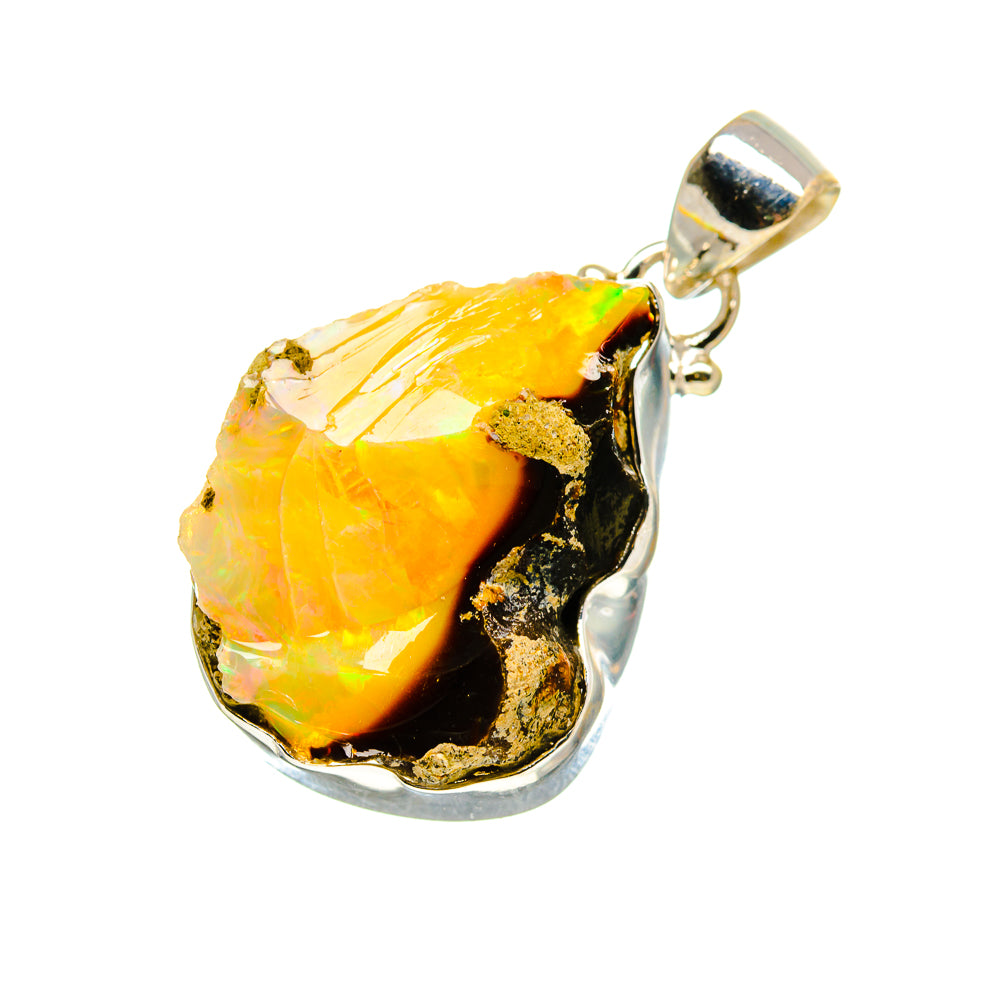 Ethiopian Opal Pendants handcrafted by Ana Silver Co - PD752846