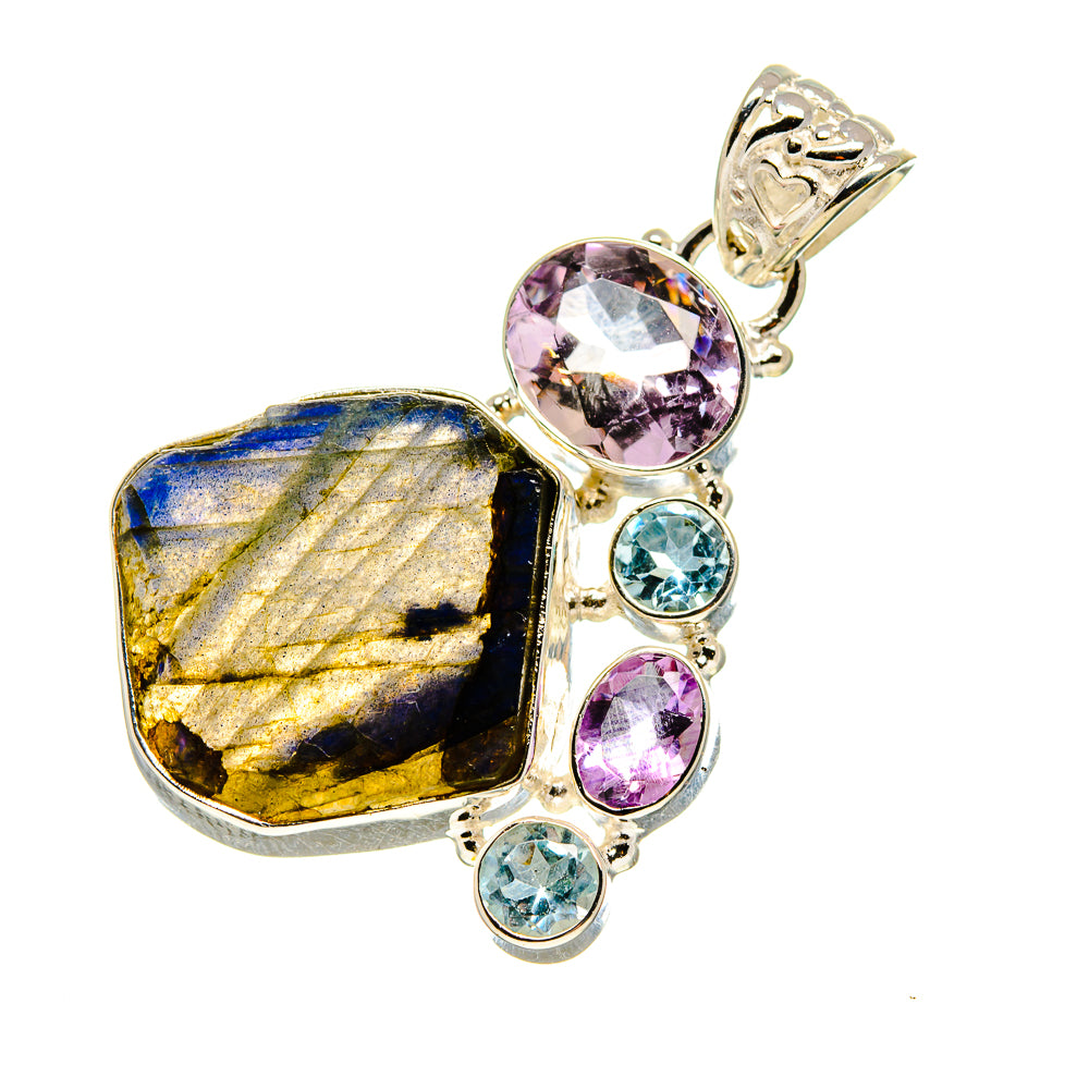 Labradorite Pendants handcrafted by Ana Silver Co - PD752929