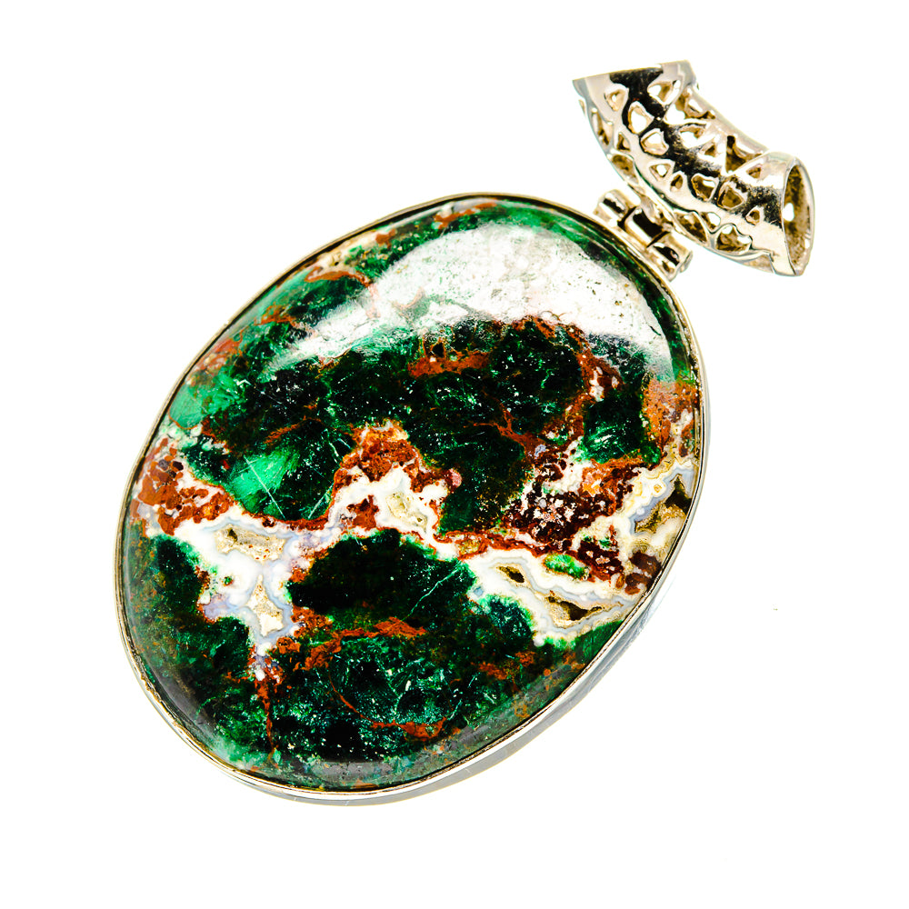 Chrysocolla Pendants handcrafted by Ana Silver Co - PD753111