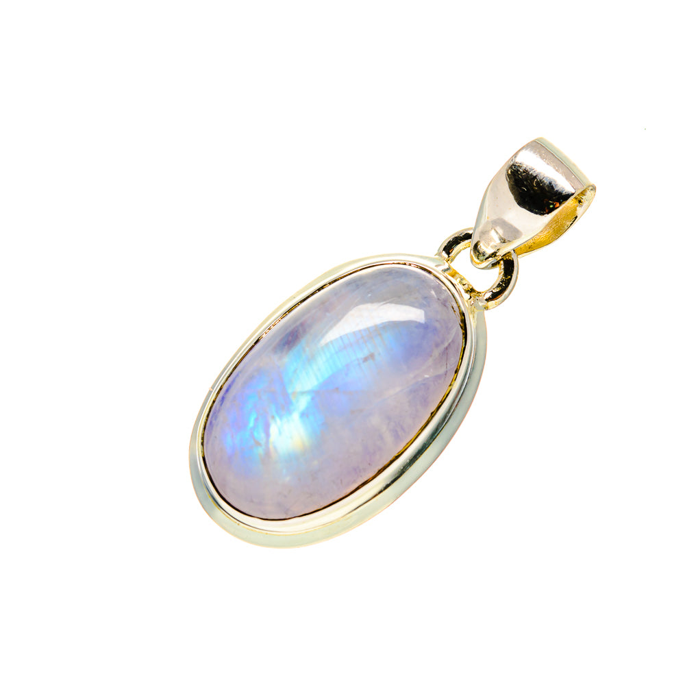 Rainbow Moonstone Pendants handcrafted by Ana Silver Co - PD753129