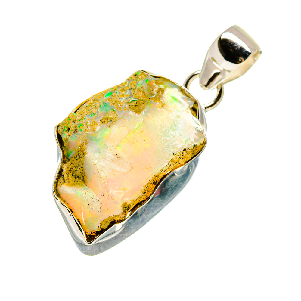 Ethiopian Opal Pendants handcrafted by Ana Silver Co - PD753368