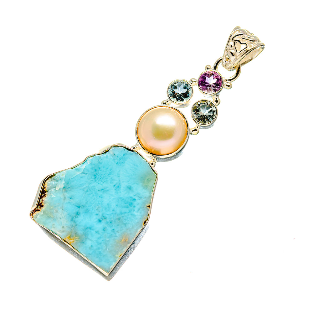 Larimar Pendants handcrafted by Ana Silver Co - PD753386