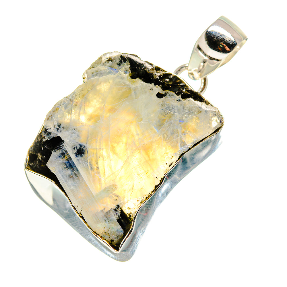 Rainbow Moonstone Pendants handcrafted by Ana Silver Co - PD753430