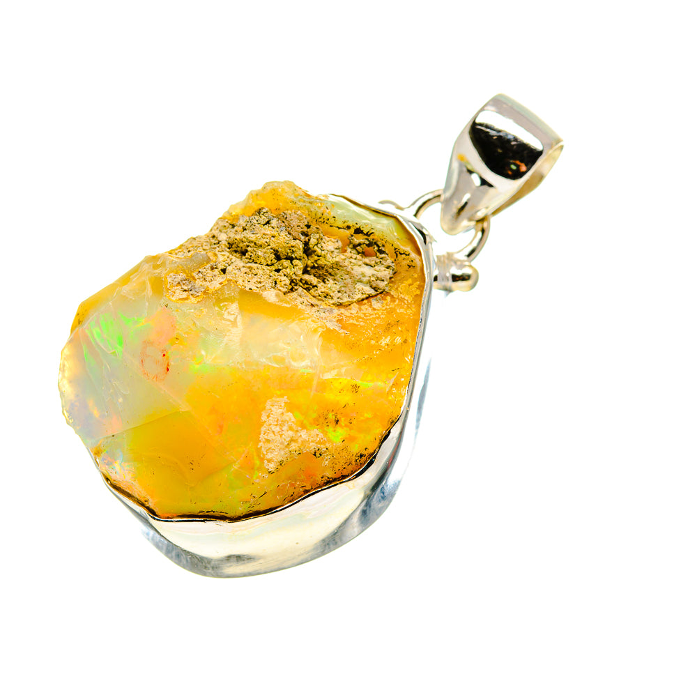 Ethiopian Opal Pendants handcrafted by Ana Silver Co - PD753463