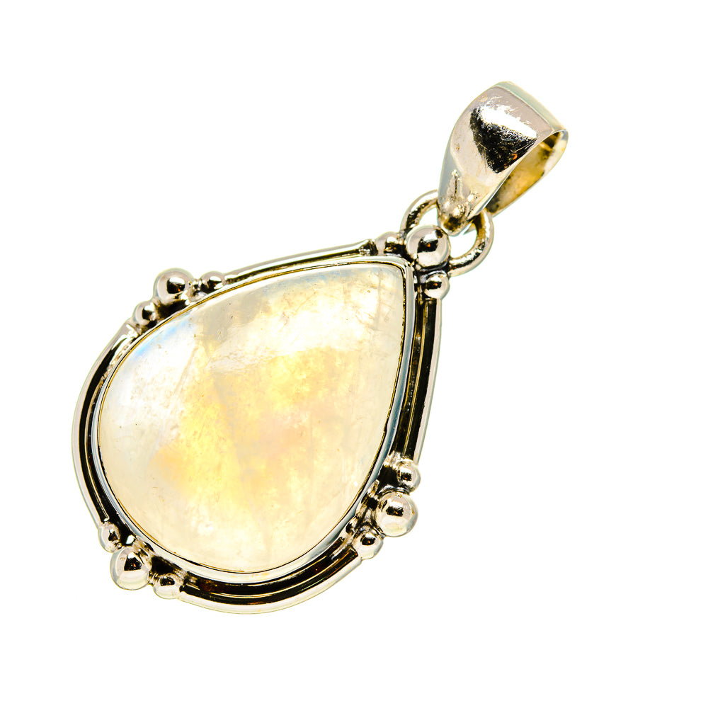 Rainbow Moonstone Pendants handcrafted by Ana Silver Co - PD753466