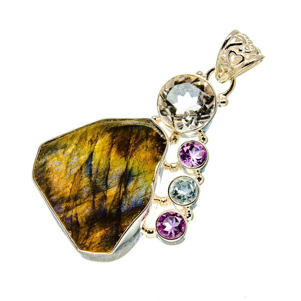 Labradorite Pendants handcrafted by Ana Silver Co - PD753521