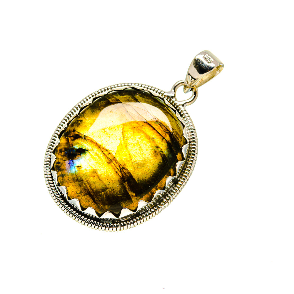 Labradorite Pendants handcrafted by Ana Silver Co - PD753902