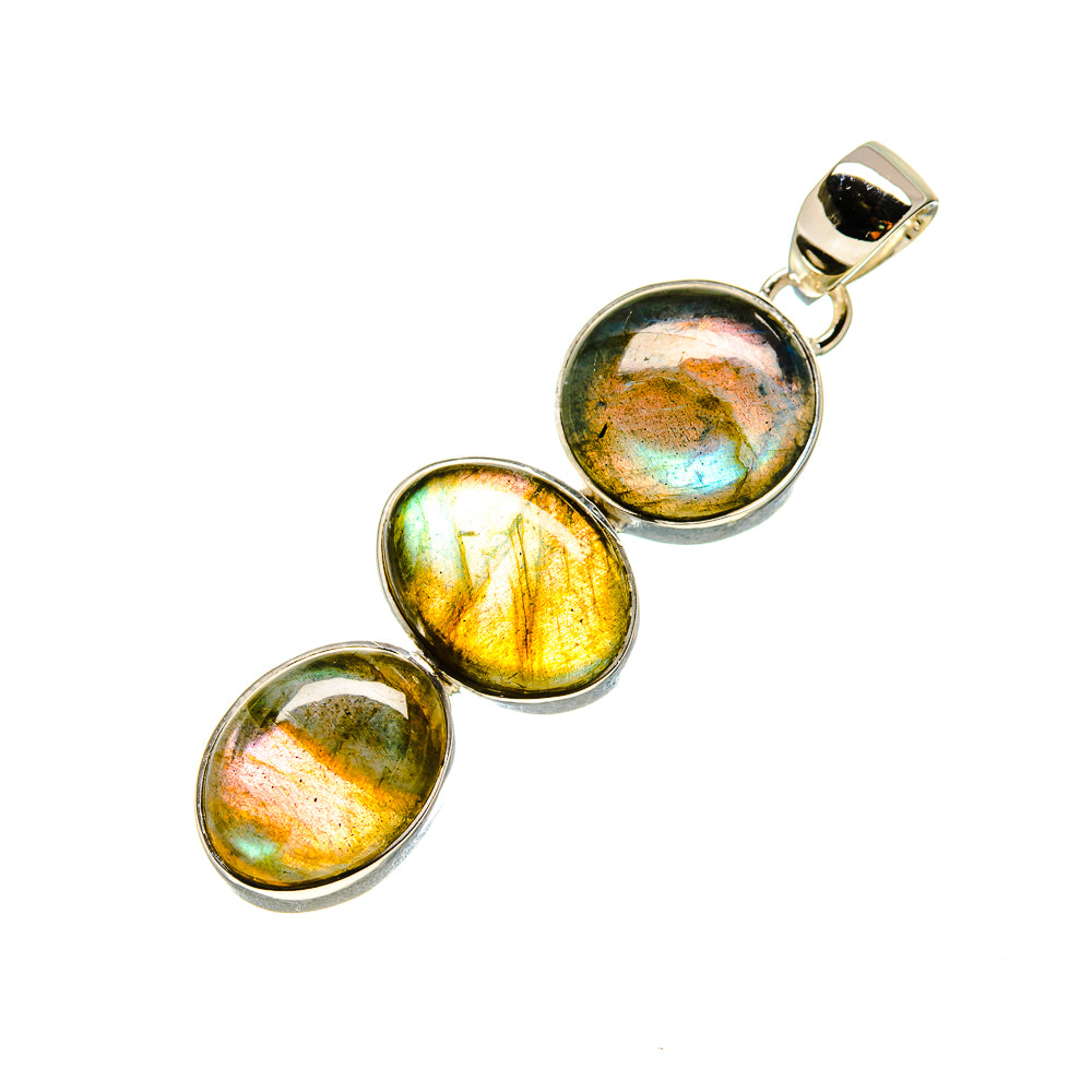 Labradorite Pendants handcrafted by Ana Silver Co - PD753912
