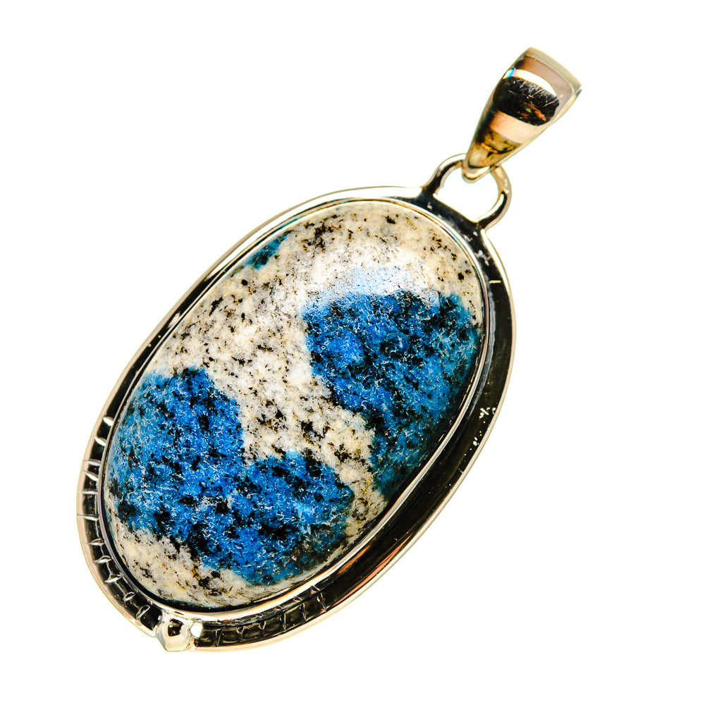 K2 Blue Azurite Pendants handcrafted by Ana Silver Co - PD754007