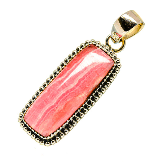 Rhodochrosite Pendants handcrafted by Ana Silver Co - PD754026