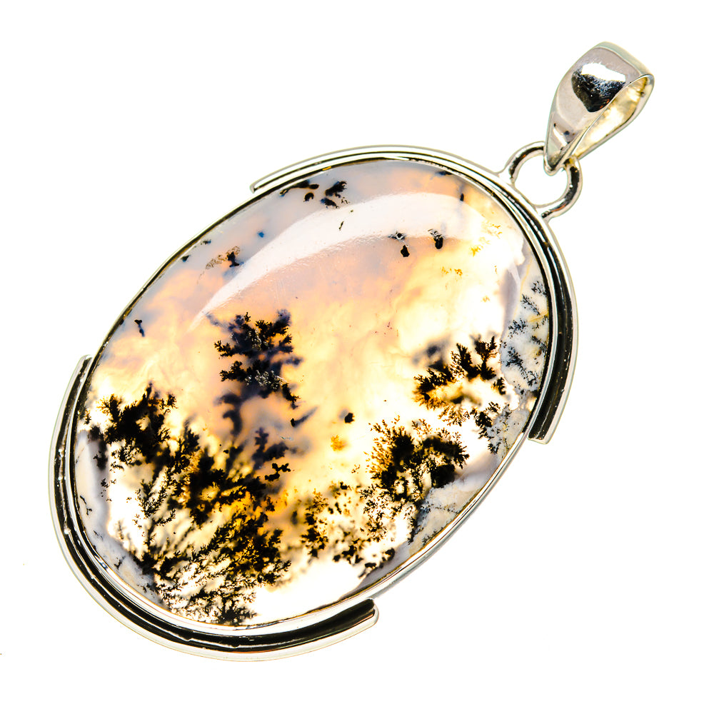 Dendritic Opal Pendants handcrafted by Ana Silver Co - PD754039