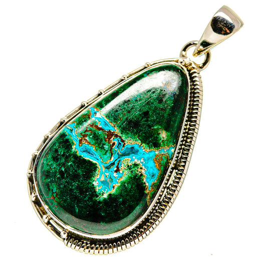 Chrysocolla Pendants handcrafted by Ana Silver Co - PD754044