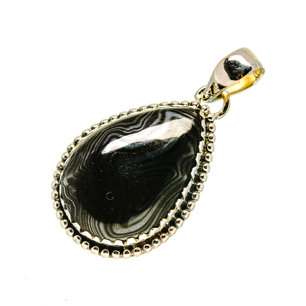 Psilomelane Pendants handcrafted by Ana Silver Co - PD754072