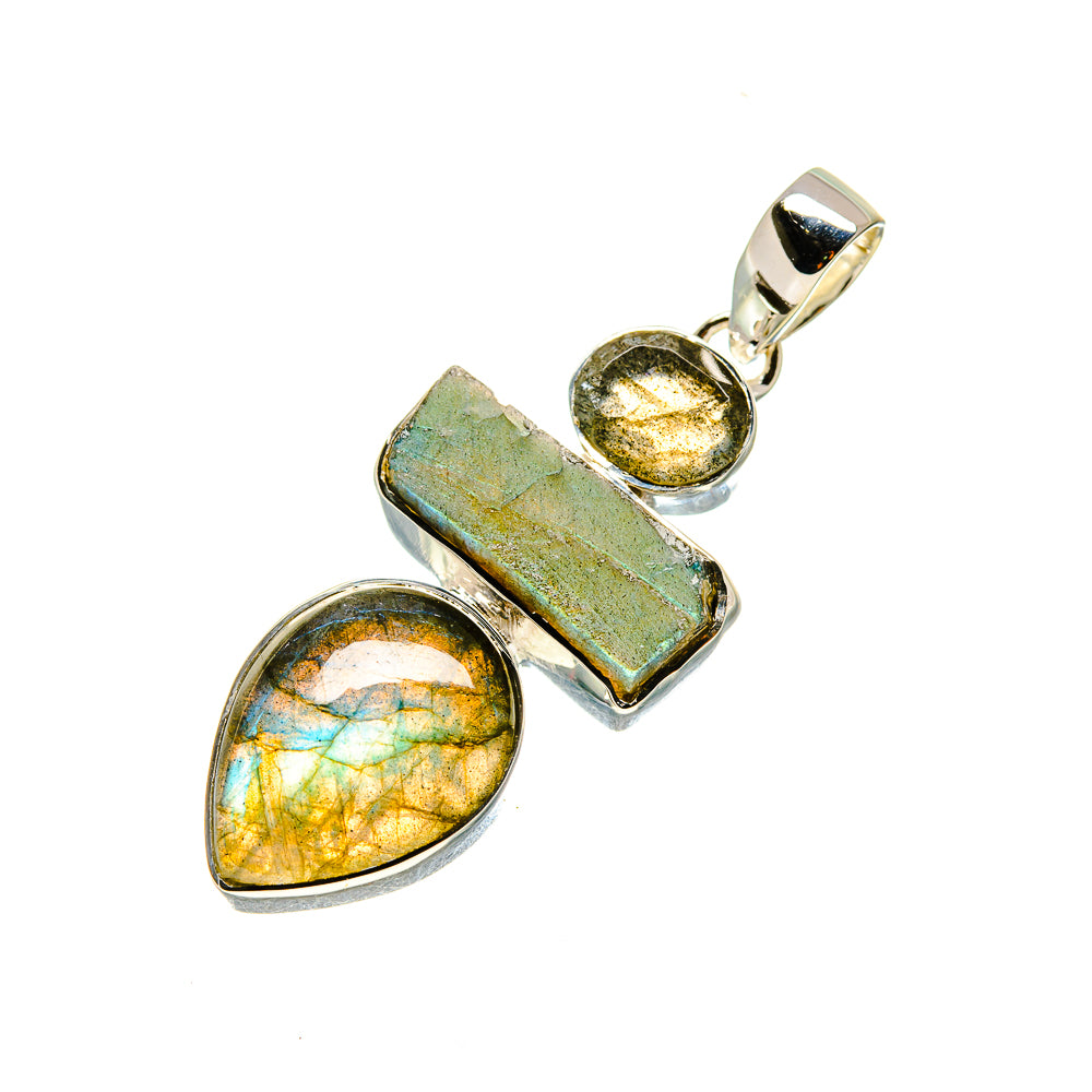 Labradorite Pendants handcrafted by Ana Silver Co - PD754109