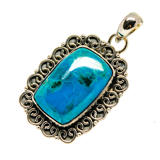 Chrysocolla Pendants handcrafted by Ana Silver Co - PD754330