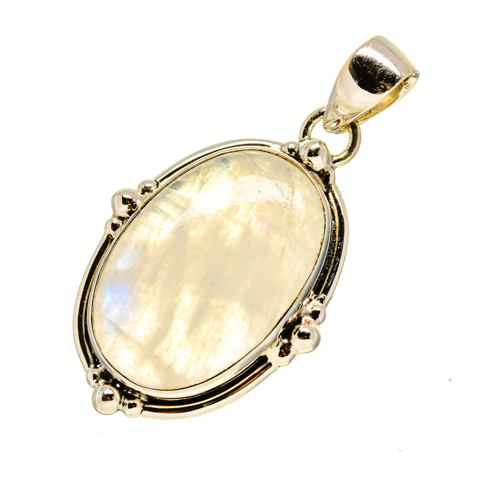 Rainbow Moonstone Pendants handcrafted by Ana Silver Co - PD754331