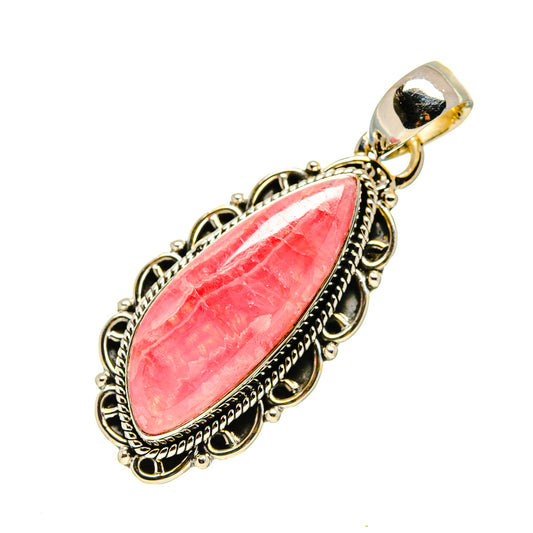 Rhodochrosite Pendants handcrafted by Ana Silver Co - PD754351