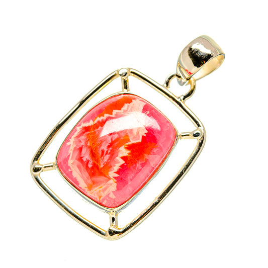 Rhodochrosite Pendants handcrafted by Ana Silver Co - PD754353