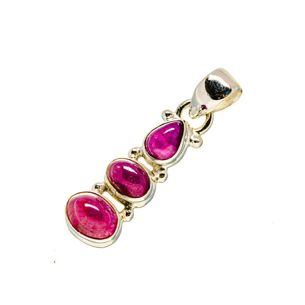 Ruby Pendants handcrafted by Ana Silver Co - PD754405