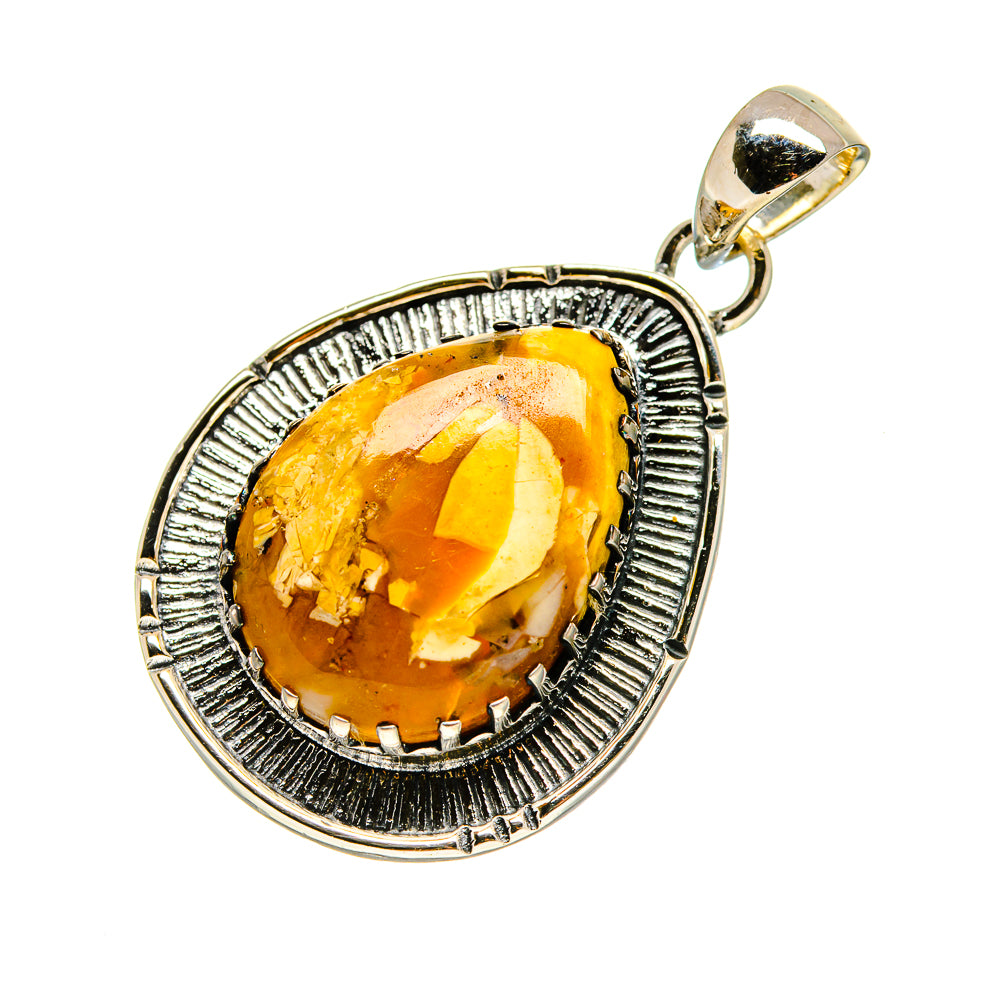 Brecciated Mookaite Pendants handcrafted by Ana Silver Co - PD754445