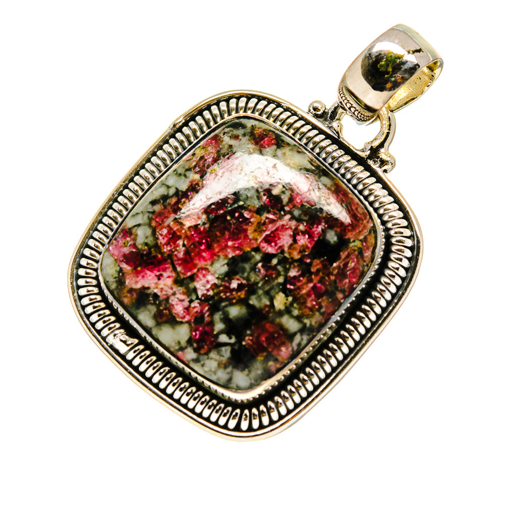 Russian Eudialyte Pendants handcrafted by Ana Silver Co - PD754447