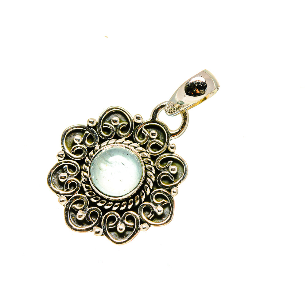 Aquamarine Pendants handcrafted by Ana Silver Co - PD754504