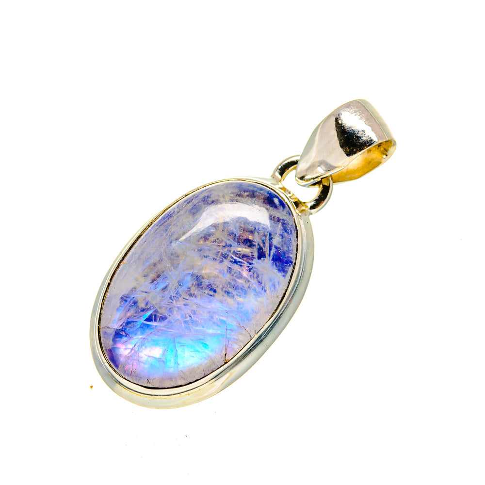Rainbow Moonstone Pendants handcrafted by Ana Silver Co - PD754550