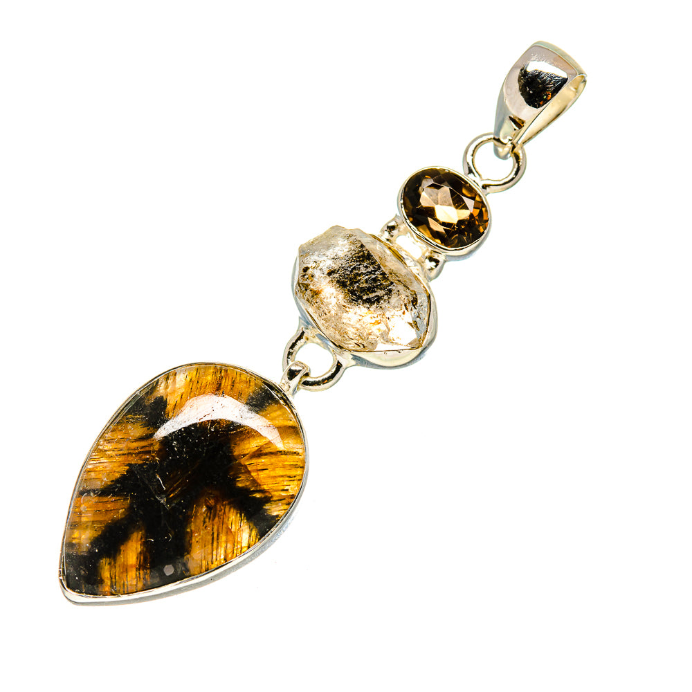 Chiastolite Pendants handcrafted by Ana Silver Co - PD754563