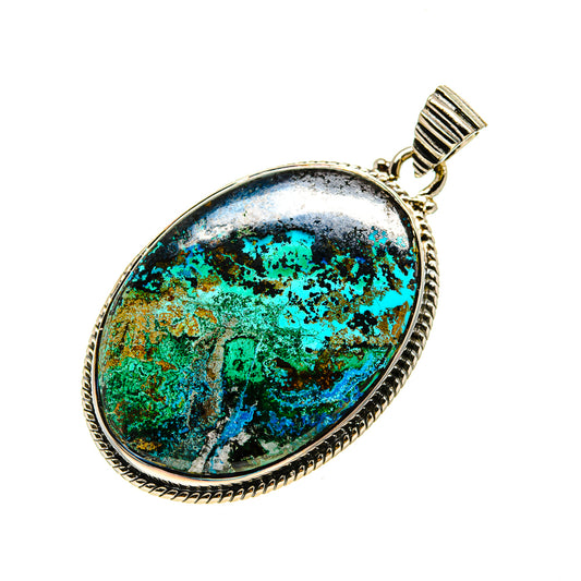 Chrysocolla Pendants handcrafted by Ana Silver Co - PD754578
