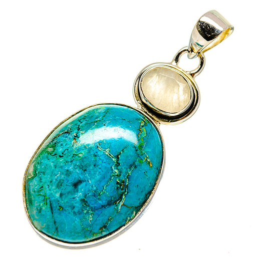 Chrysocolla Pendants handcrafted by Ana Silver Co - PD754626