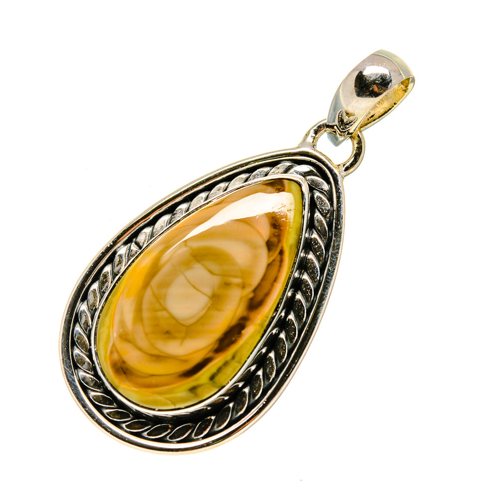 Willow Creek Jasper Pendants handcrafted by Ana Silver Co - PD754647 - Photo 2