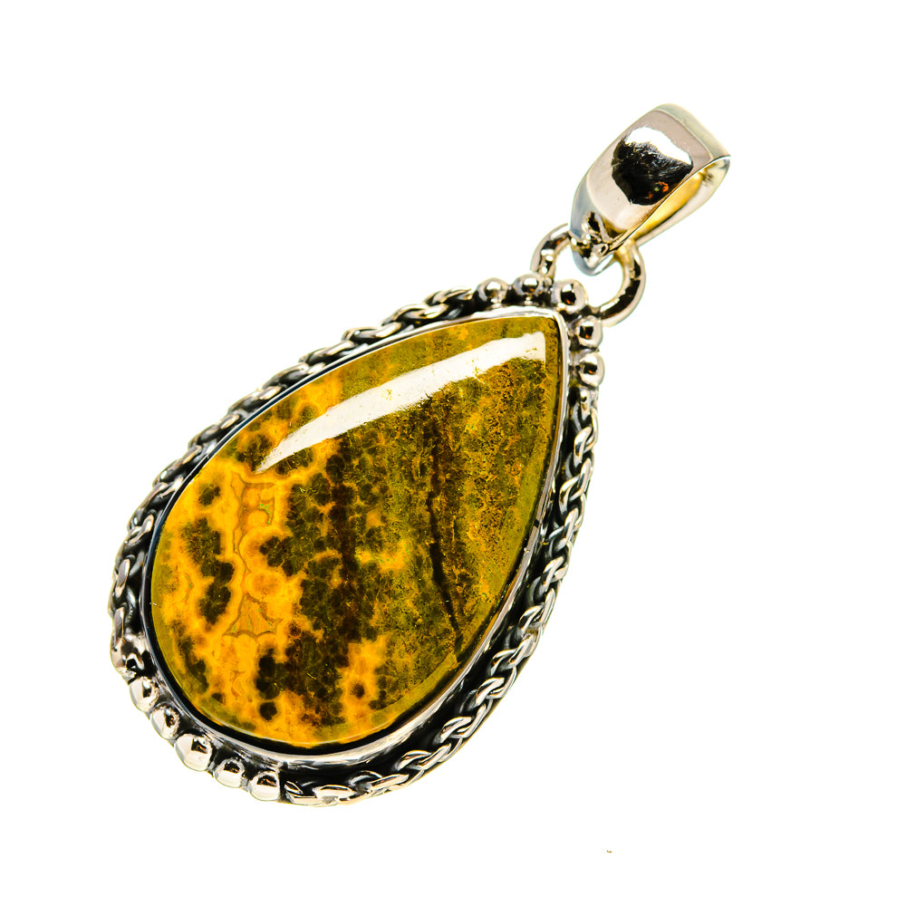 Ocean Jasper Pendants handcrafted by Ana Silver Co - PD754649 - Photo 2