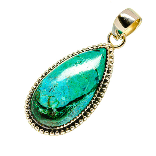 Chrysocolla Pendants handcrafted by Ana Silver Co - PD754736