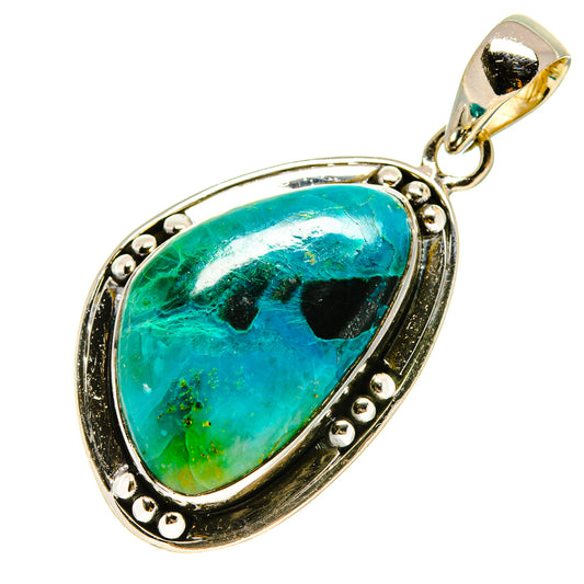 Chrysocolla Pendants handcrafted by Ana Silver Co - PD754750