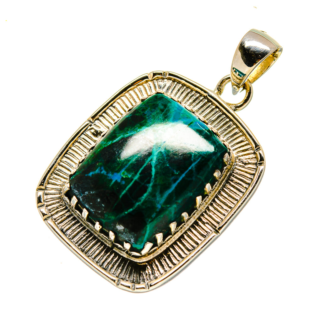 Chrysocolla Pendants handcrafted by Ana Silver Co - PD754756