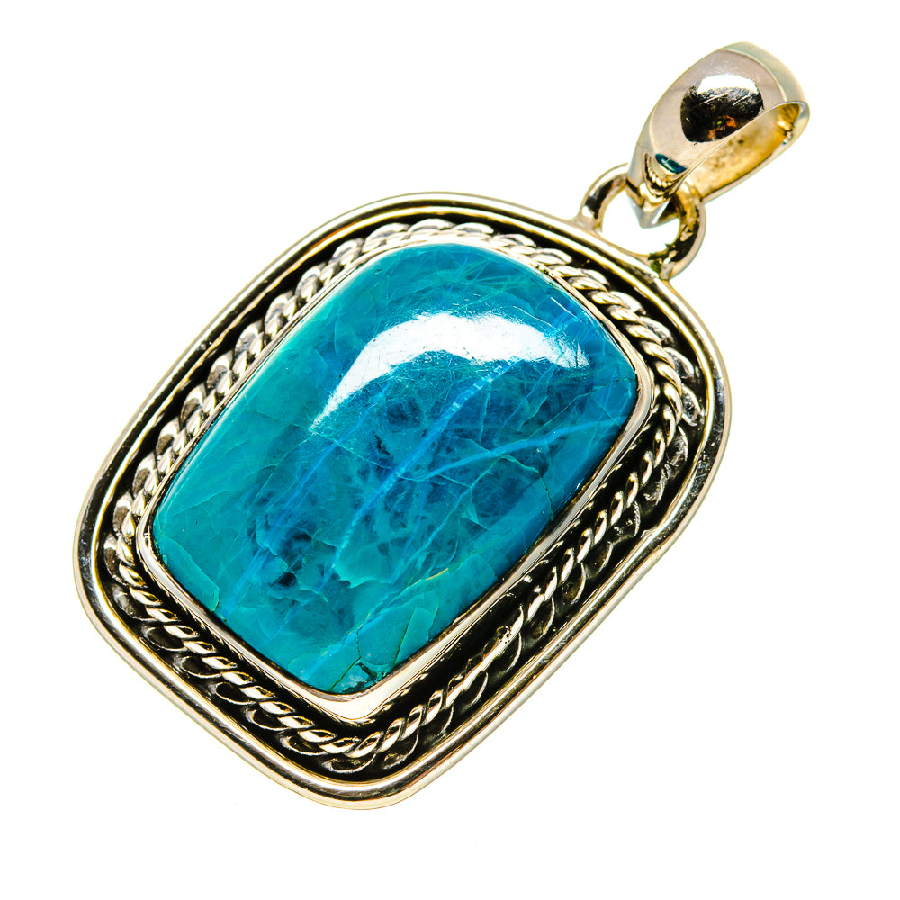 Chrysocolla Pendants handcrafted by Ana Silver Co - PD754759
