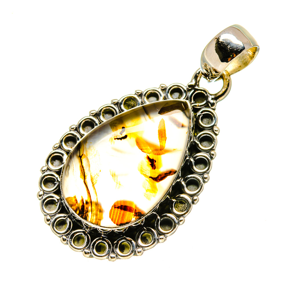 Montana Agate Pendants handcrafted by Ana Silver Co - PD754765