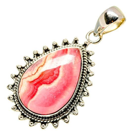 Rhodochrosite Pendants handcrafted by Ana Silver Co - PD755011