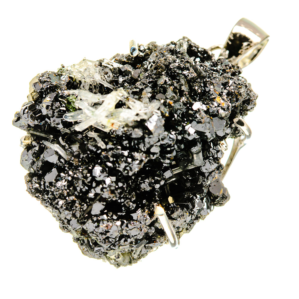 Hematite Crystal Pendants handcrafted by Ana Silver Co - PD755109
