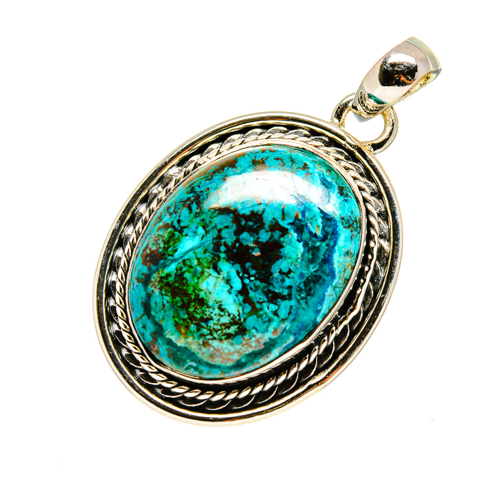 Chrysocolla Pendants handcrafted by Ana Silver Co - PD755126