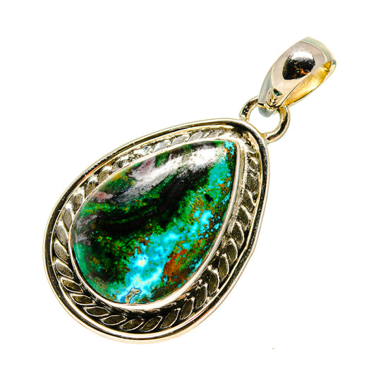 Chrysocolla Pendants handcrafted by Ana Silver Co - PD755168