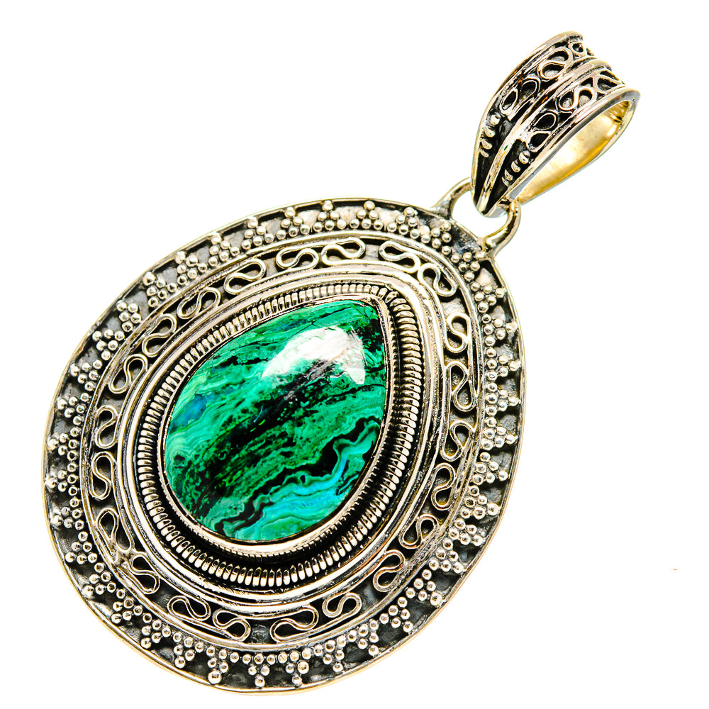 Chrysocolla Pendants handcrafted by Ana Silver Co - PD755250