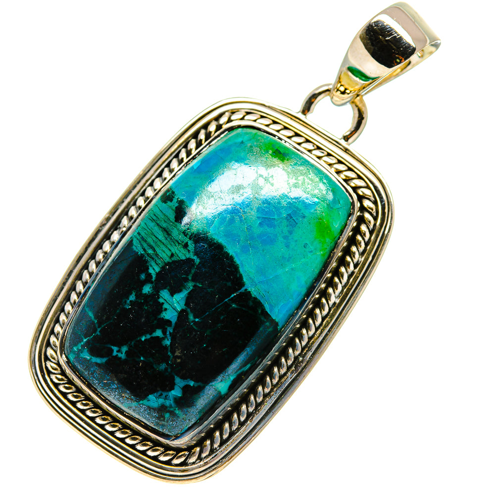 Chrysocolla Pendants handcrafted by Ana Silver Co - PD755314